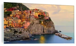 obraz-na-szkle-zachod-slonca-cinque-terre-wlochy