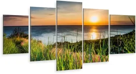 tryptyk-5-czesci-na-sciane-do-salonu-ocean-natura