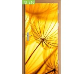 fototapeta-naklejka-na-drzwi-dmuchawce-zolty