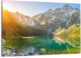 obraz-tatry-morskie-oko-zachod-slonca-110x70