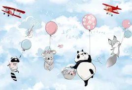 fototapeta-dla-dzieci-panda-koala-balontwoj-wymiar