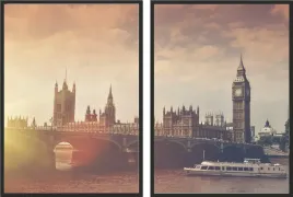 obraz-plakat-dyptyk-60x40-londyn-uk-big-ben