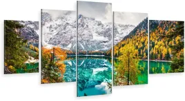 tryptyk-5-cz-na-plotnie-jezioro-w-gorach-braies