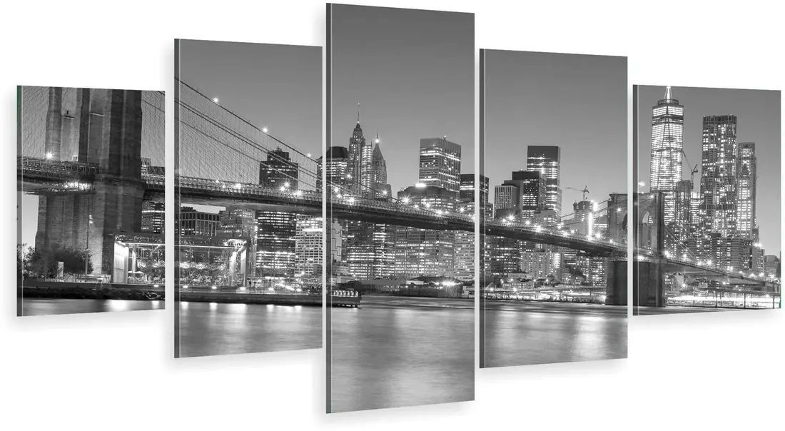 tryptyk-5-cz-na-plotnie-new-york-most-manhattan