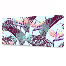 mata-deskmat-na-biurko-monstera-rysowana-125x55