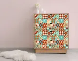 samoprzylepna-okleina-patchwork-retro-styl-100x50-waga-z-opakowaniem-1-kg