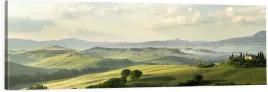 obraz-na-plotnie-panoramiczny-toskania-pola-wzgorza-widok-120x40