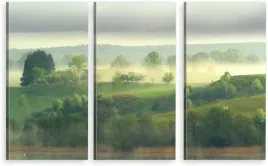 tryptyk-na-plotnie-mgla-las-drzewa-mazury