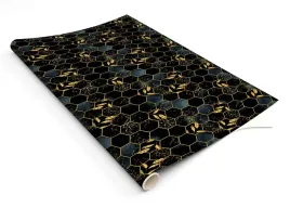 samoprzylepna-okleina-liscie-i-heksagony-120x60-cm