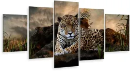 tryptyk-5-cz-do-sypialni-jaguar-tygrys-zwierzeta