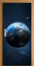 naklejka-fototapeta-na-drzwi-kosmos-ziemia