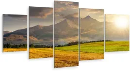 tryptyk-5-czesci-na-sciane-widok-gory-tatry-800-wz