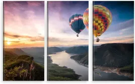 tryptyk-obraz-na-sciane-balony-widok-gory-980-wz
