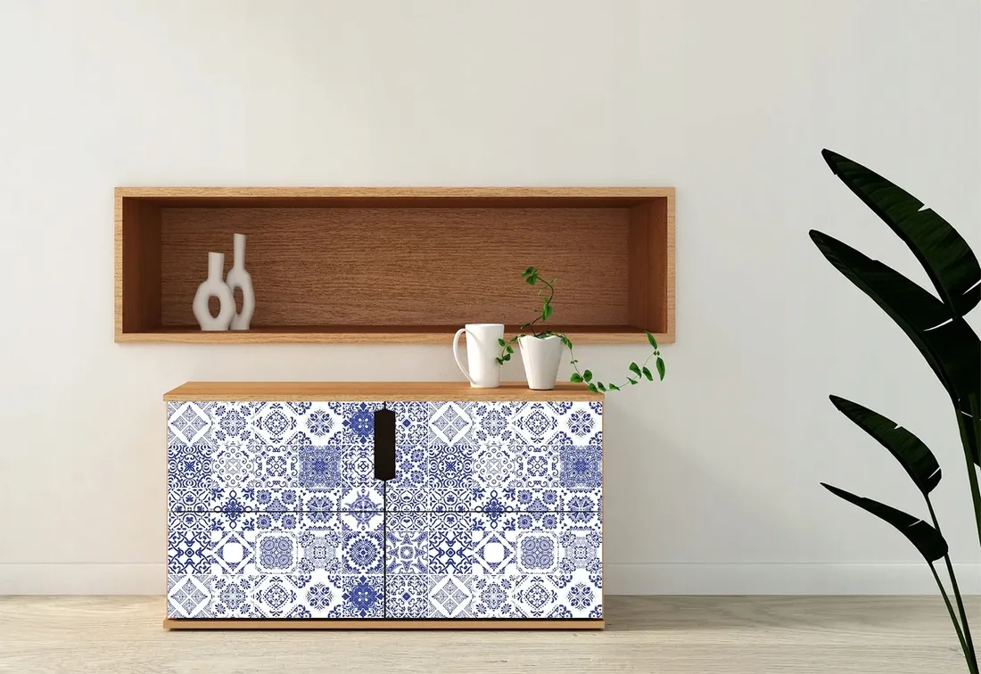 niebieski-patchwork-orientalna-okleina-laminowana