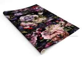 okleina-ozdobna-meblowa-laminowana-kwiaty-kolorowe