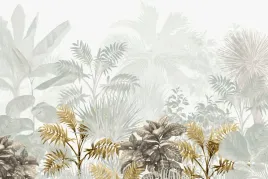 fototapeta-3d-zlote-liscie-natura-sypialnia-salon