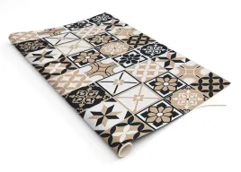 bezowa-mozaika-patchwork-ozdobna-naklejka-120x60cm
