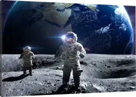 obraz-na-plotnie-astronauci-kosmos-110x70-980-wz