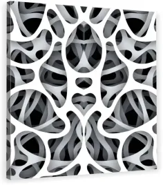 obraz-na-plotnie-abstrakcja-biel-czern-70x70x2cm