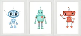 zestaw-3-plakaty-dzieci-a4-ramki-robot-roboty