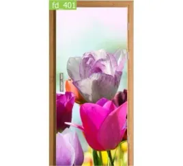 fototapeta-naklejka-na-drzwi-tupliany-kwiaty