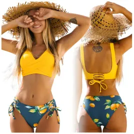 kostium-stroj-kapielowy-dwuczesciowy-bikini-cytryny-wiazane-wysoki-stan-xl