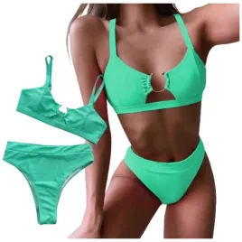 dwuczesciowy-stroj-kapielowy-wysoki-stan-bikini-zielony-kostium-plaza-basen