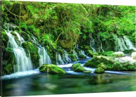 obraz-na-plotnie-zielen-wodospady-110x70-980-wz