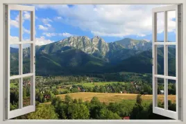 fototapeta-okno-krajobraz-zakopane-panorama-giewon