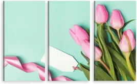tryptyk-obraz-na-sciane-bukiet-tulipanow-800-wz