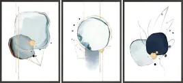 postery-ramki-3x-33x43-abstrakt-zlote-linie-wyb