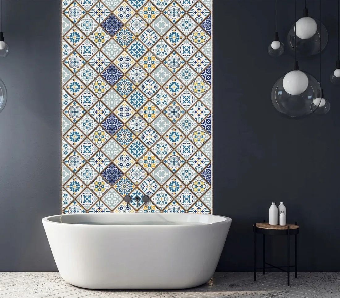 panel-samoprzylepny-scienny-dekoracyjny-pcv-na-sciane-patchwork-blue