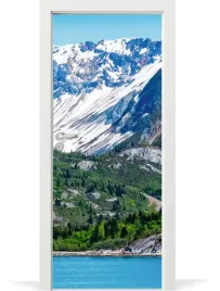 folia-fototapeta-na-drzwi-krajobraz-gory-alaska
