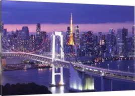obraz-na-plotnie-tokio-most-noca-70x50-980-wzorow