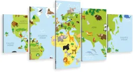 tryptyk-5-czesci-na-sciane-dla-dzieci-mapa-980-wz