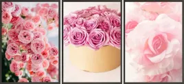 zestaw-plakatow-postery-3x-50x70-roze-kwiaty