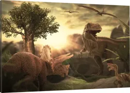obraz-na-plotnie-dinozaury-70x50-980-wzorow