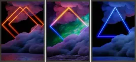 zestaw-plakatow-postery-3x-50x70-abstrakt-neon