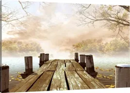 obraz-na-plotnie-molo-jesien-staw-110x70-980-wz