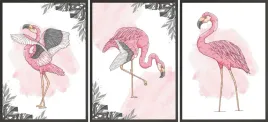 zestaw-plakatow-ramki-3x-33x43-flamingi-roz