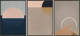 postery-ramki-3x-33x43-minimalizm-retro-wyb