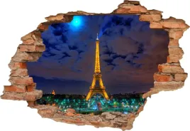 fototapeta-3d-samoprzylepna-naklejka-na-sciane-dziura-paryz-noca-miasto