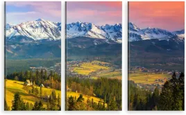 tryptyk-obraz-na-sciane-widok-na-tatry-980-wzorow