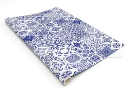 niebieski-patchwork-orientalna-naklejka-laminowana