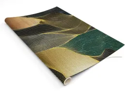 abstrakcja-zlote-liscie-naklejka-laminowana-120x60