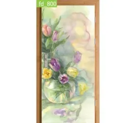 fototapeta-naklejka-na-drzwi-kwiaty-pastelowe