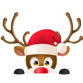 swiat-naklejka-na-okno-sciane-renifer-rudolf-65