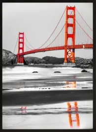 obraz-plakat-dekoracyjny-scienny-40x30-czerwony-most-golden-gate