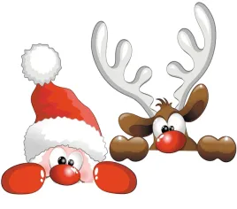 swiat-naklejka-na-okno-sciane-mikolaj-i-renifer-35