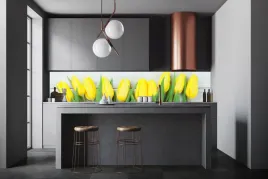 fototapeta-do-kuchni-zmywalna-tulipany-zolte-kwiaty-rozne-wzory-260x60